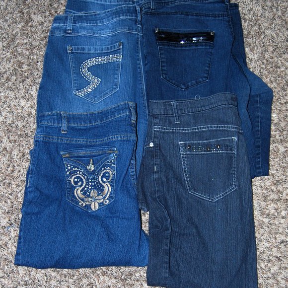 vintage harlem Denim - 4 pairs of jeans size 18 ,dkin,cato,vintage harlem